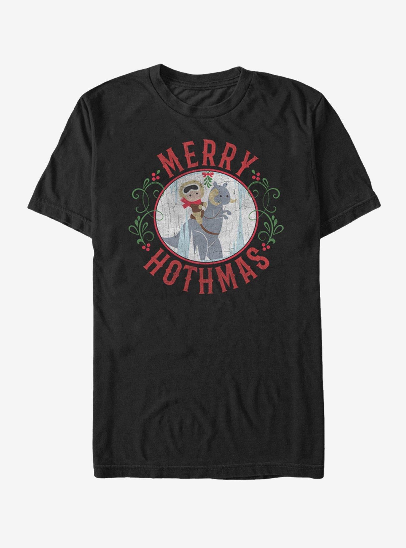 Star Wars Christmas Merry Hothmas T-Shirt T-Shirt | High-Quality Print | Top Pick For Fans