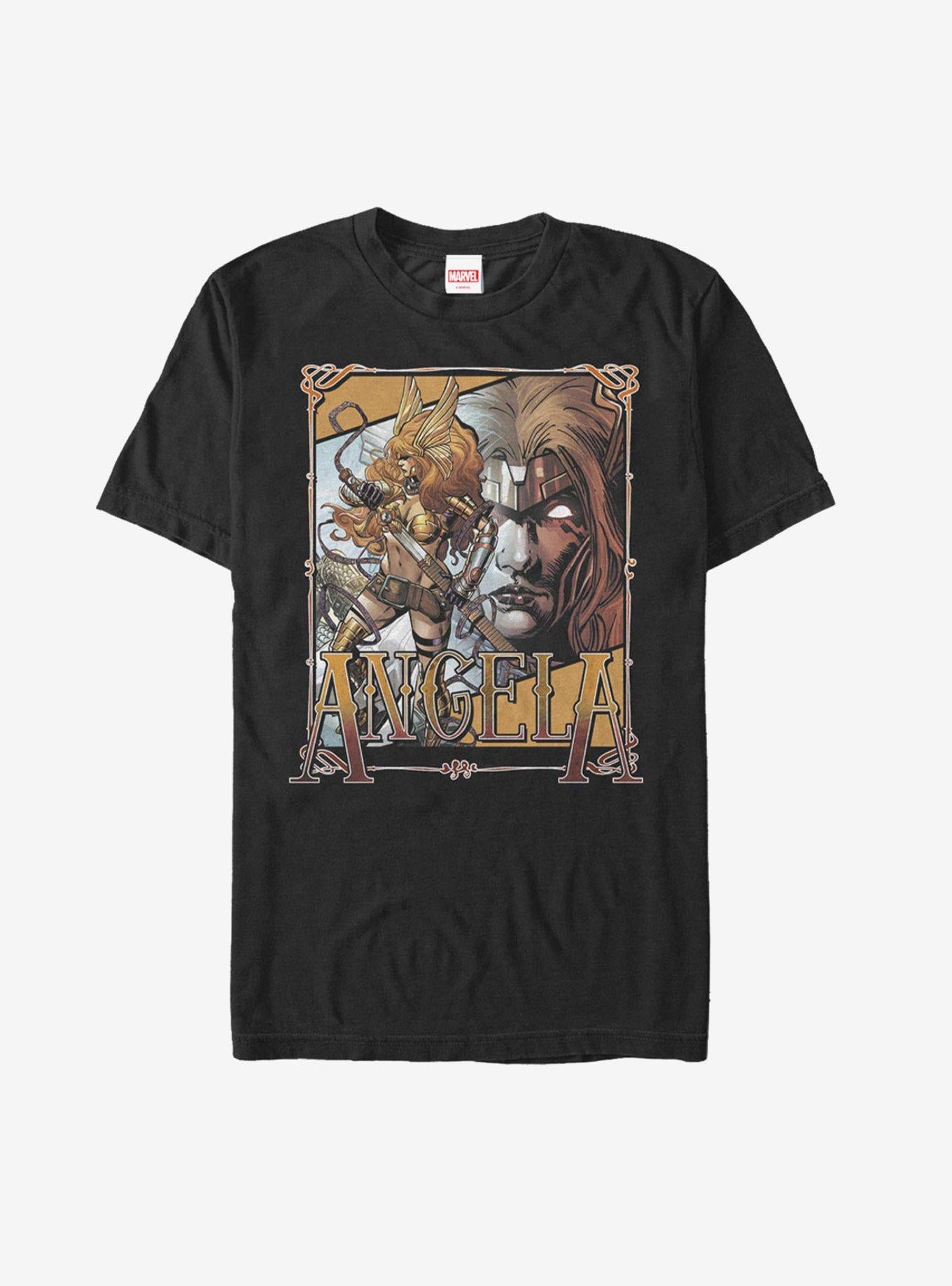 Marvel Angela Frame T-Shirt | Premium Unisex T-Shirt, Trending Graphic Tee