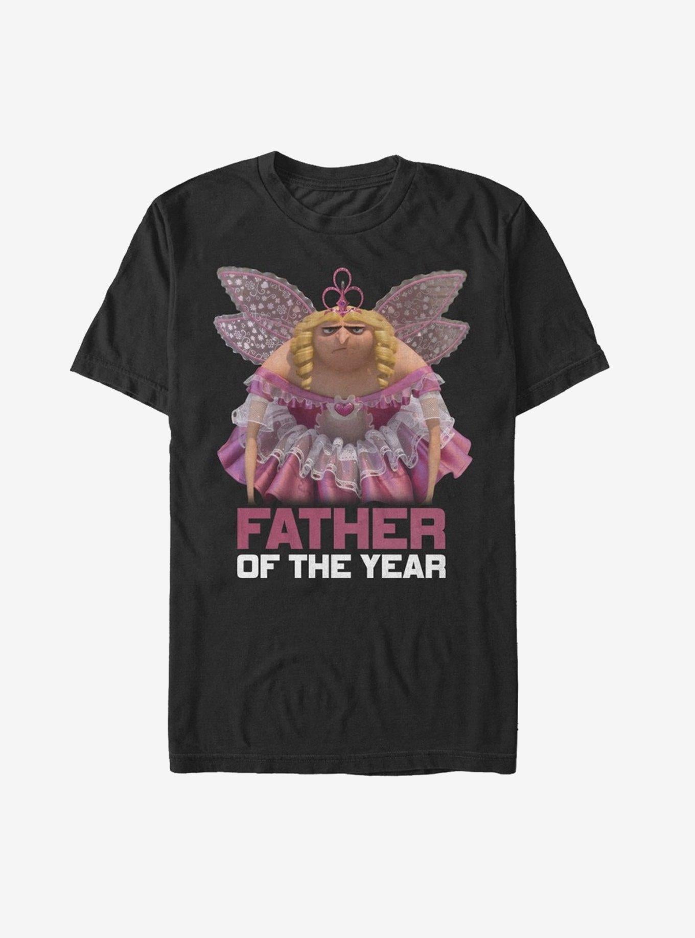 Despicable Me Father of the Year Fairy Gru T-Shirt | Premium Unisex T-Shirt, Trending Graphic Tee