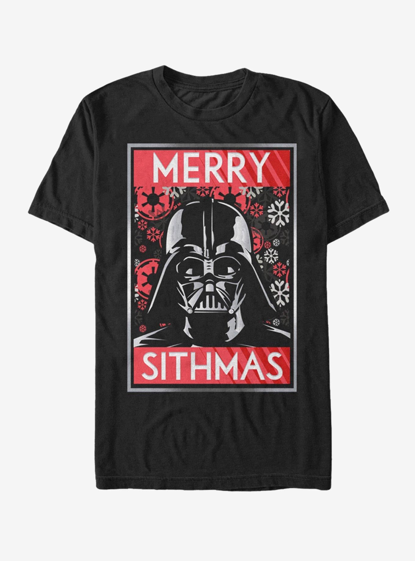 Star Wars Christmas Sithmas Darth Vader T-Shirt T-Shirt | Viral Style | Must-Have Style