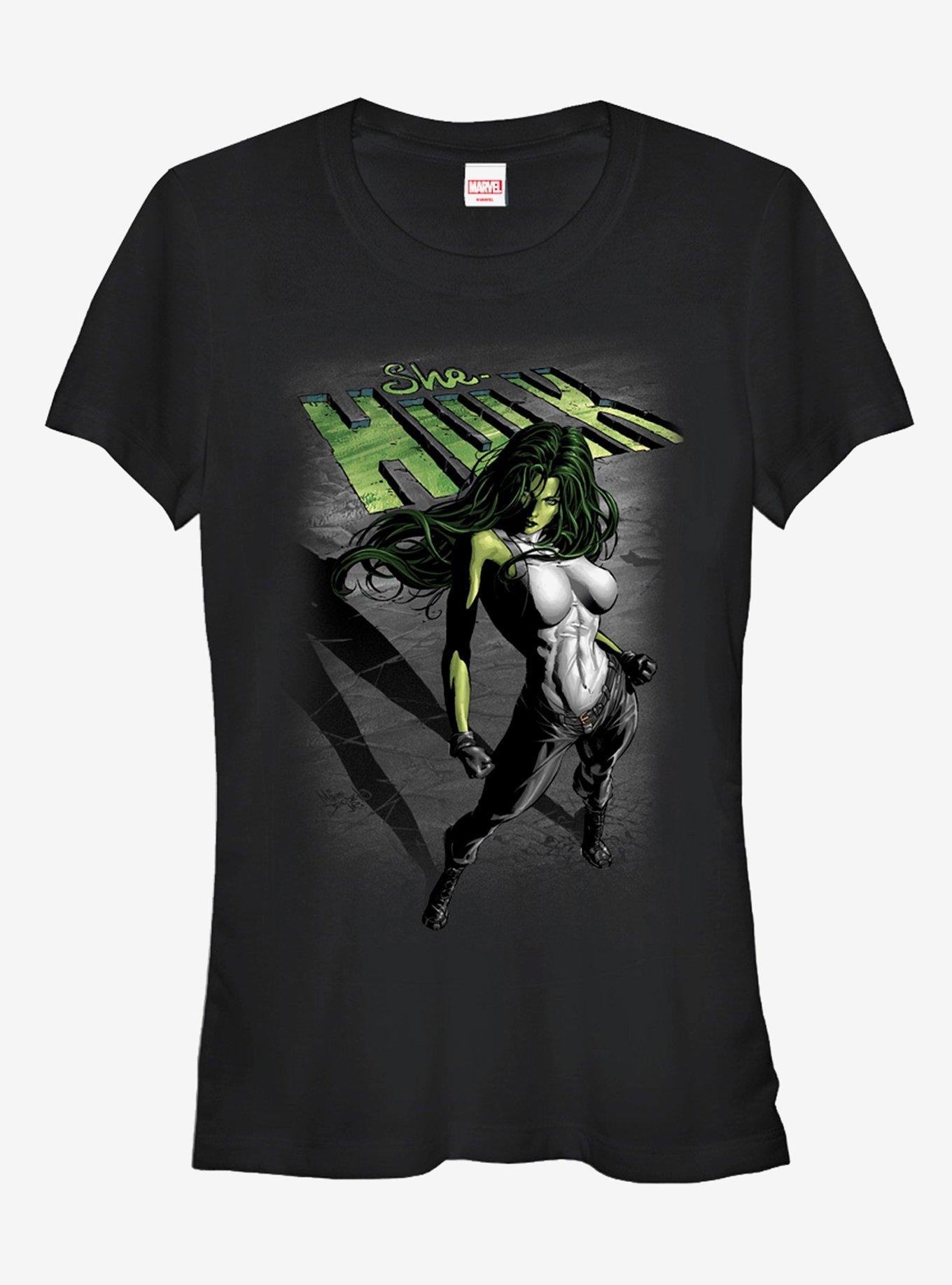 Marvel She-Hulk Shadow Girls T-Shirt | Premium Unisex T-Shirt, Trending Graphic Tee