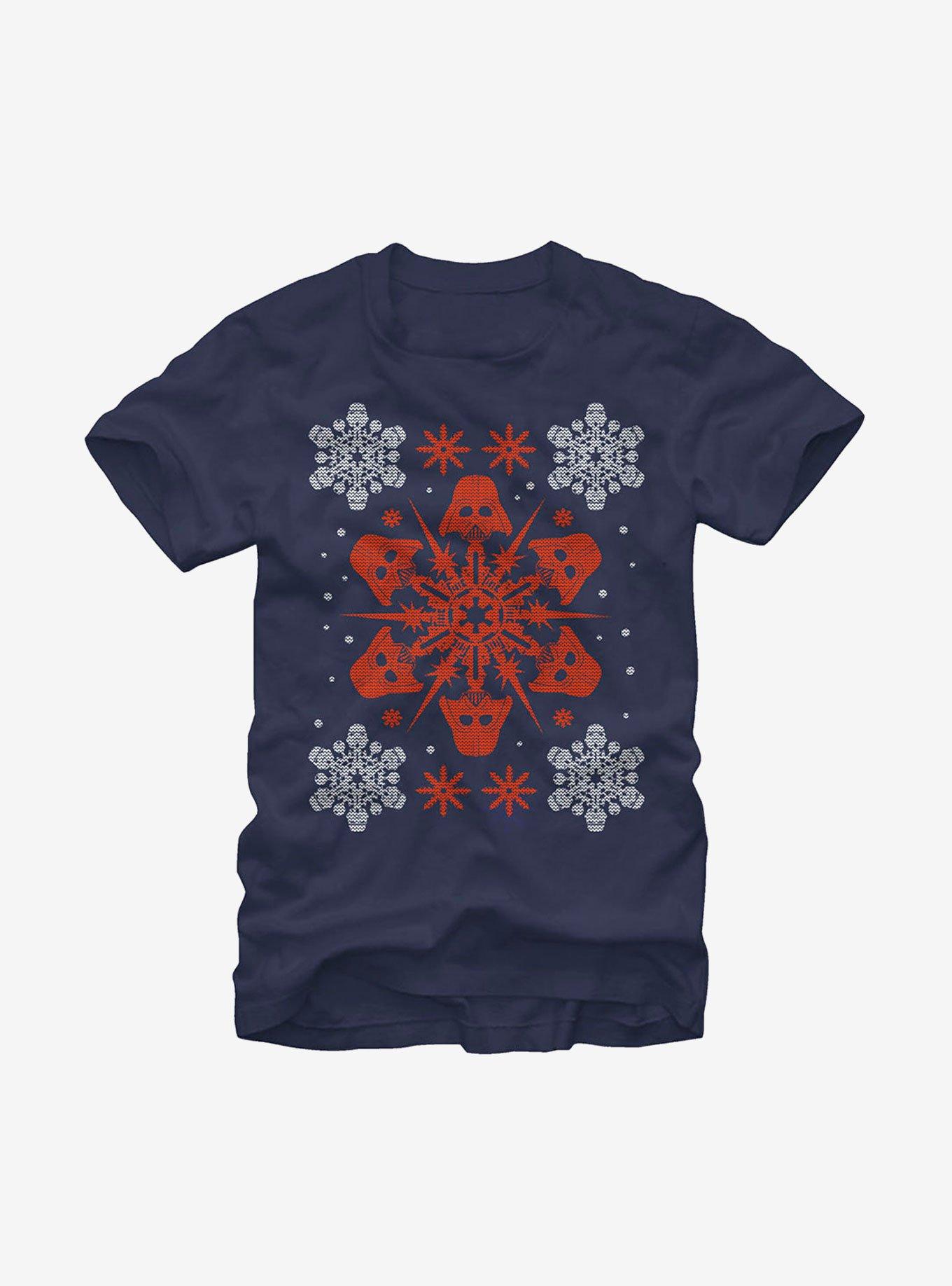 Star Wars Christmas Darth Vader Snowflake T-Shirt T-Shirt | Premium Graphic | Trending Now