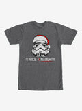 Star Wars Christmas Stormtrooper Naughty List T-Shirt T-Shirt | Aesthetic Graphic | Great Gift Idea