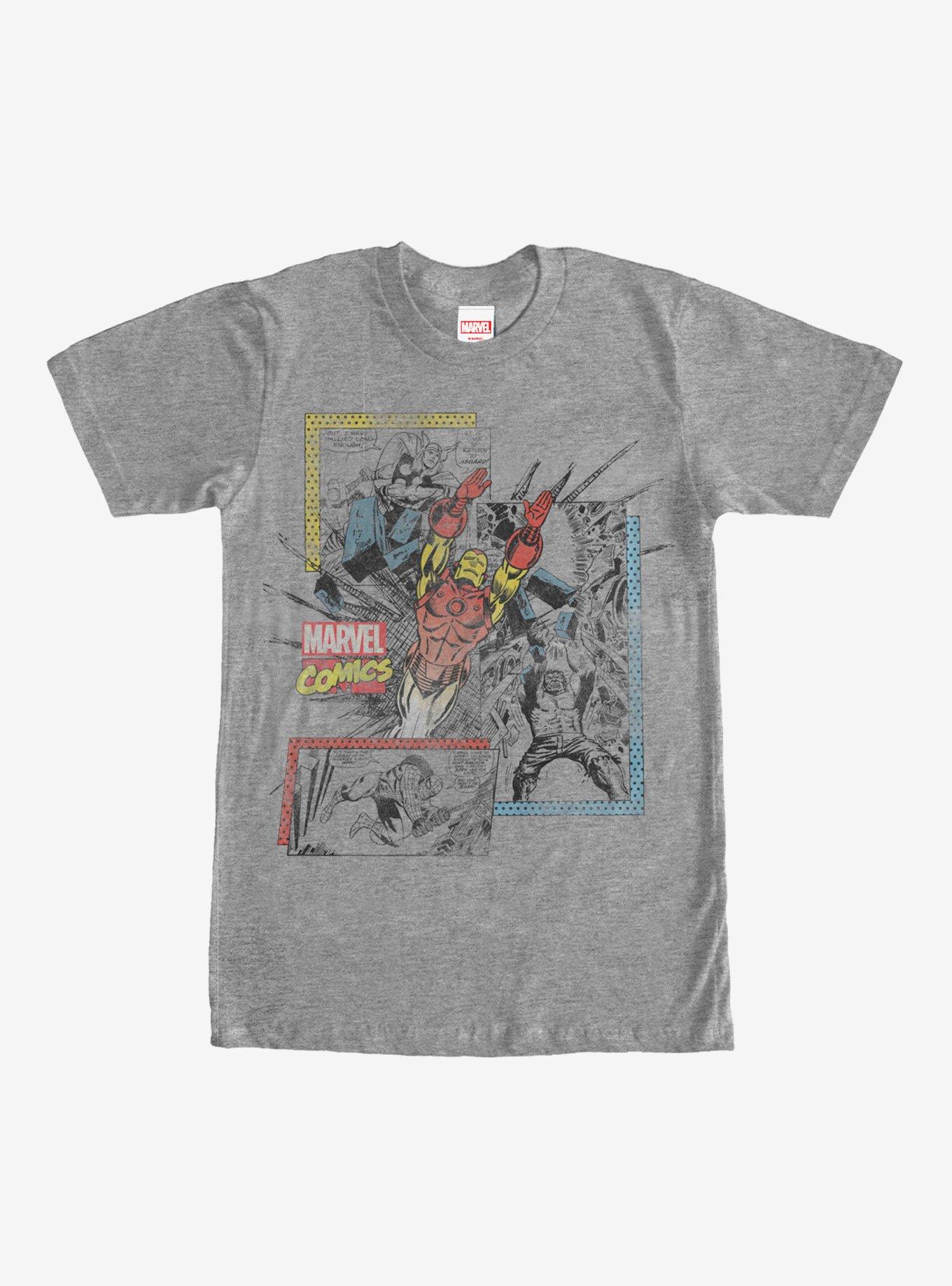 Marvel Retro Comic Book Print T-Shirt | Premium Unisex T-Shirt, Trending Graphic Tee