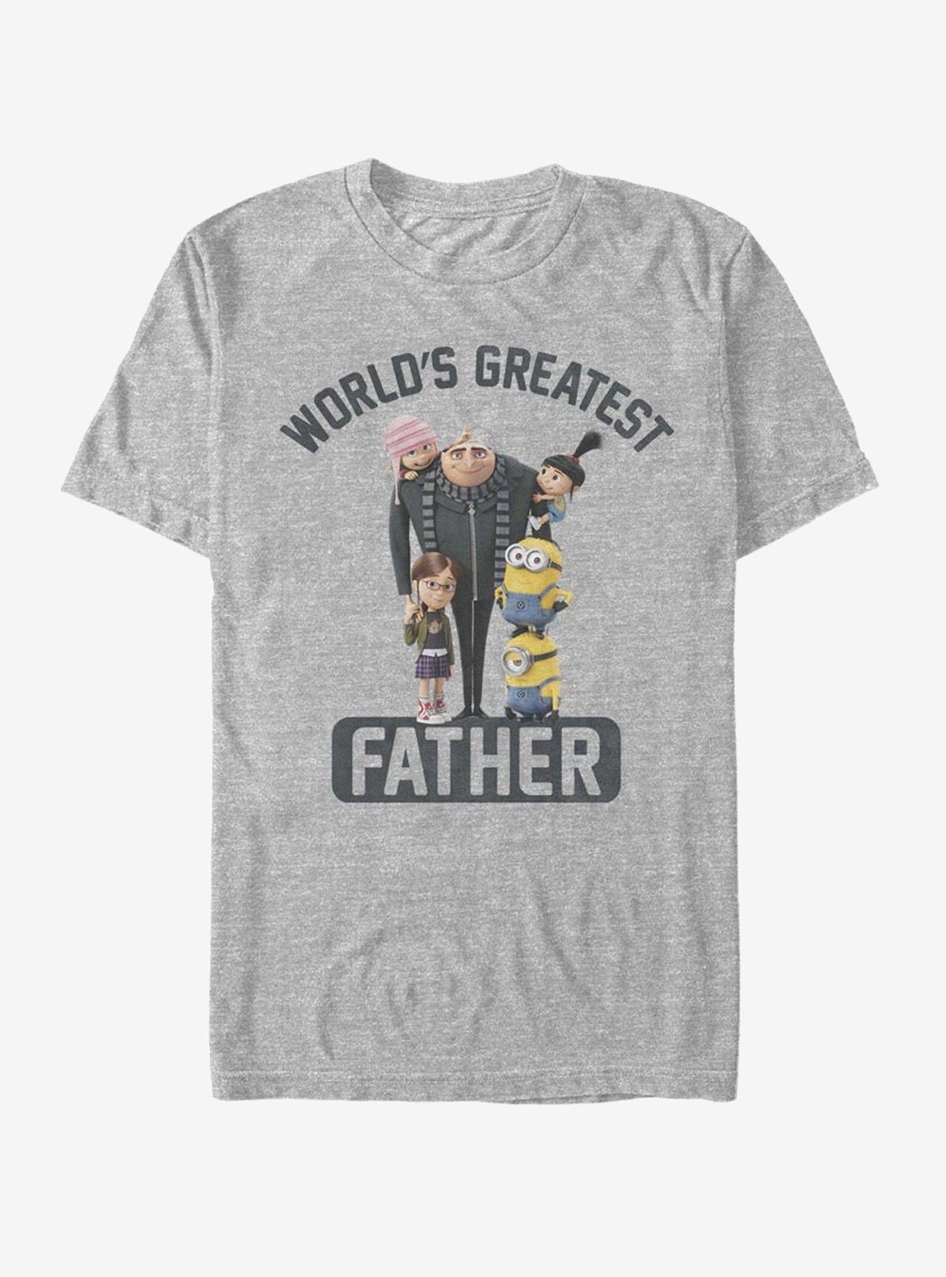 Despicable Me World's Greatest Father T-Shirt | Premium Unisex T-Shirt, Trending Graphic Tee