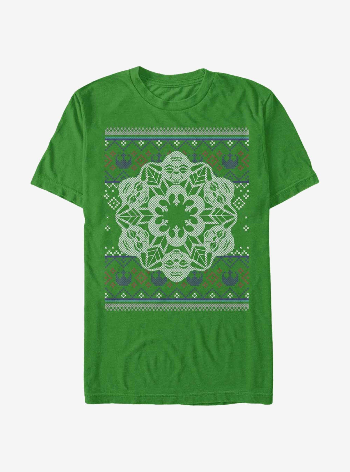 Star Wars Christmas Yoda Snowflake T-Shirt T-Shirt | Premium Graphic | Perfect For Daily Wear