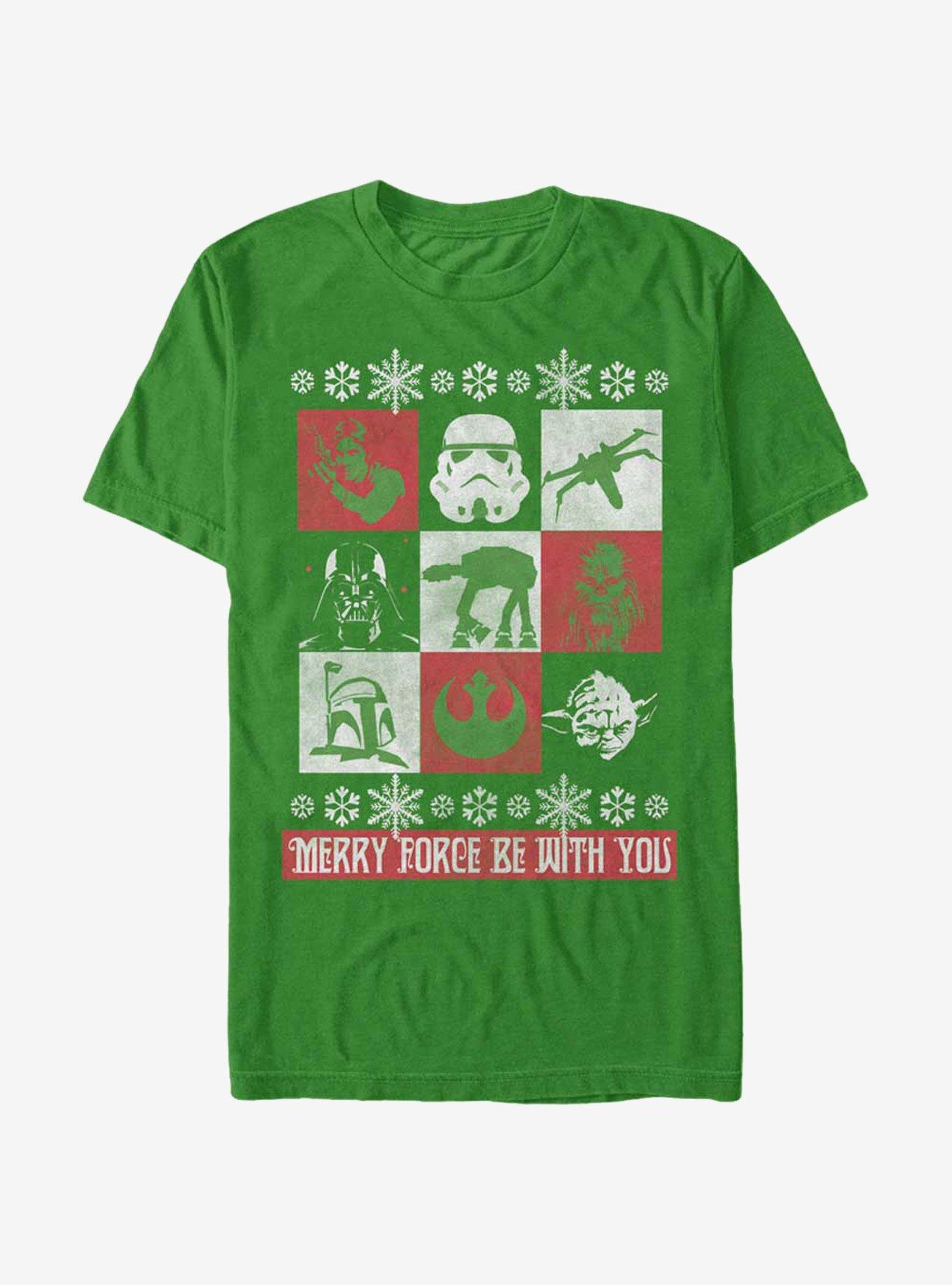 Star Wars Christmas Panels T-Shirt T-Shirt | Viral Style | Great Gift Idea