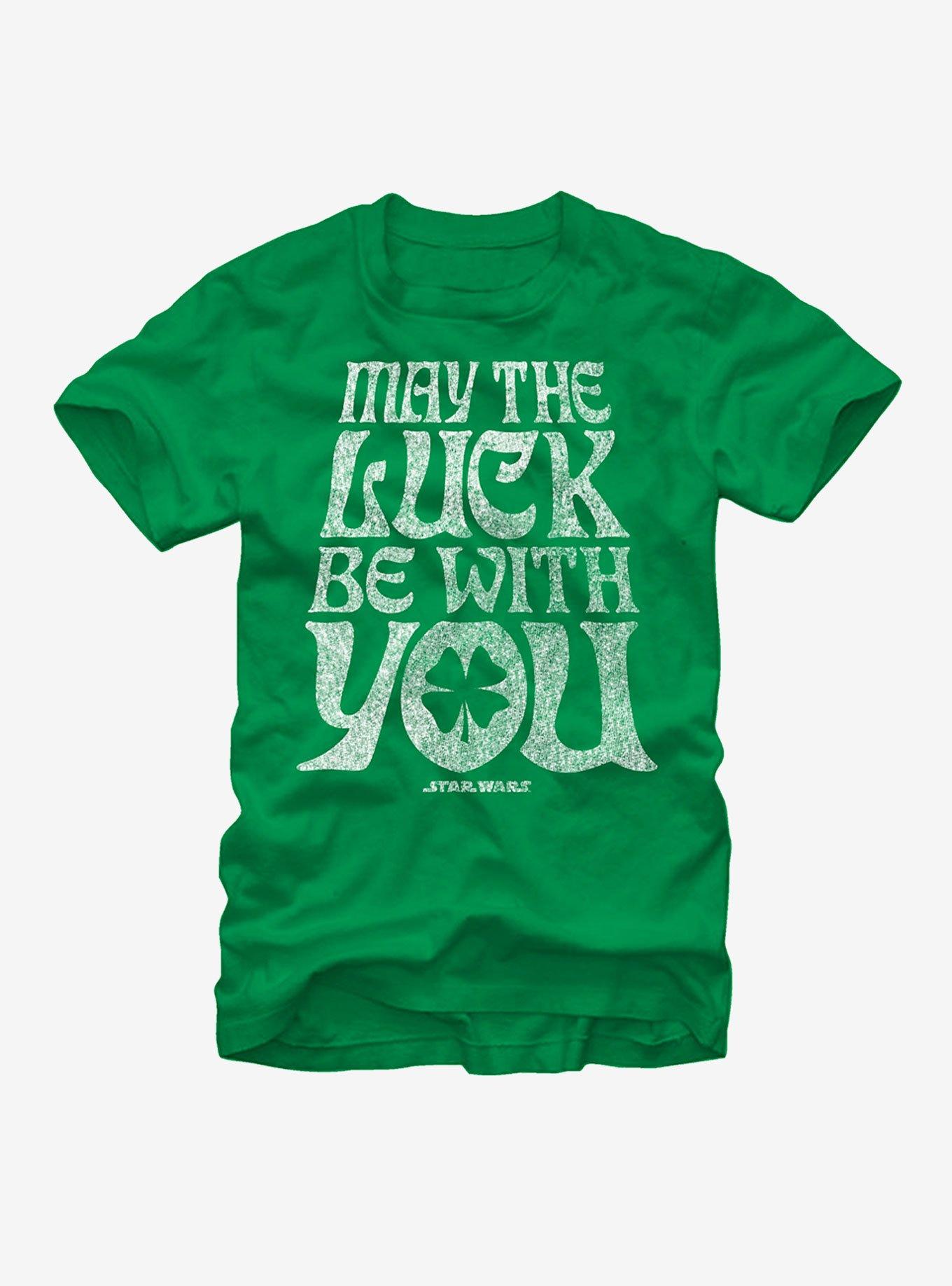 Star Wars May the Luck Be With You T-Shirt | Premium Unisex T-Shirt, Trending Graphic Tee