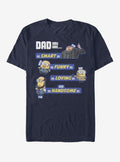 Despicable Me Dad Best Qualities T-Shirt | Premium Unisex T-Shirt, Trending Graphic Tee