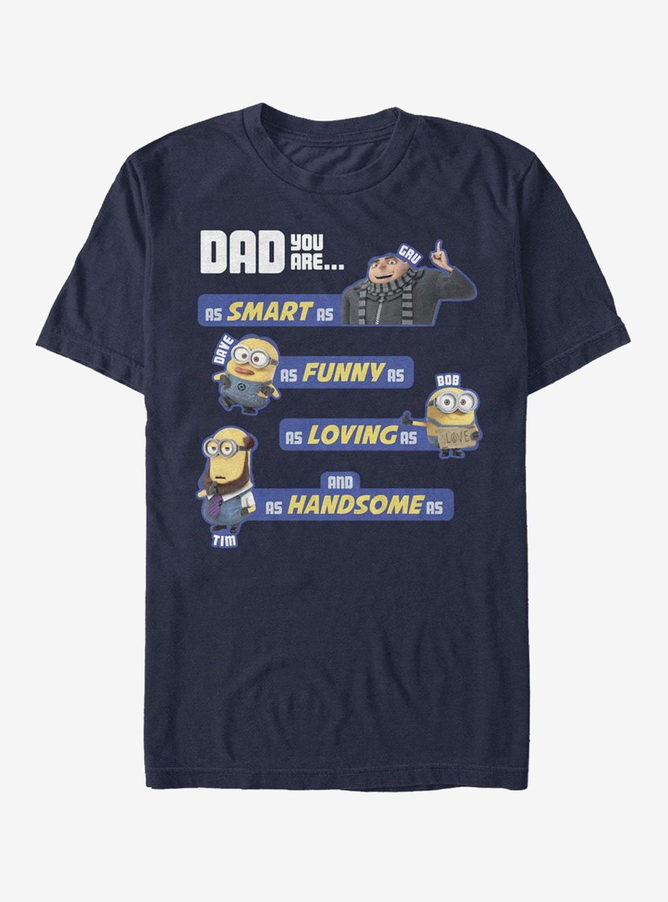 Despicable Me Dad Best Qualities T-Shirt | Premium Unisex T-Shirt, Trending Graphic Tee