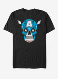 Marvel Captain America Sugar Skull T-Shirt | Premium Unisex T-Shirt, Trending Graphic Tee