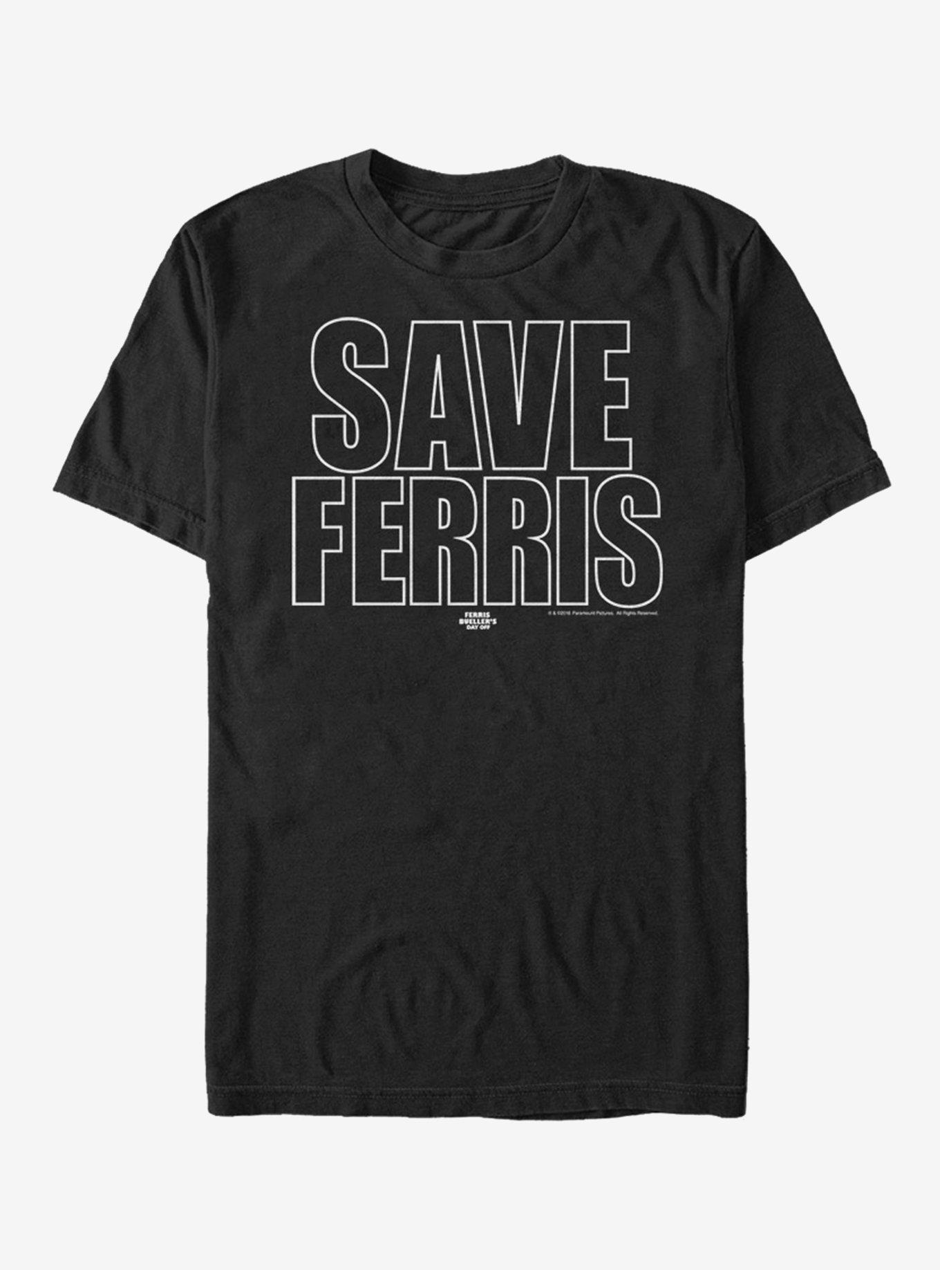 Ferris Bueller's Day Off Save Ferris T-Shirt | Premium Unisex T-Shirt, Trending Graphic Tee