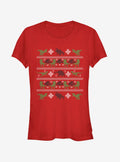 Velociraptor Ugly Christmas Sweater Girls T-Shirt T-Shirt | Premium Graphic | High Demand Item