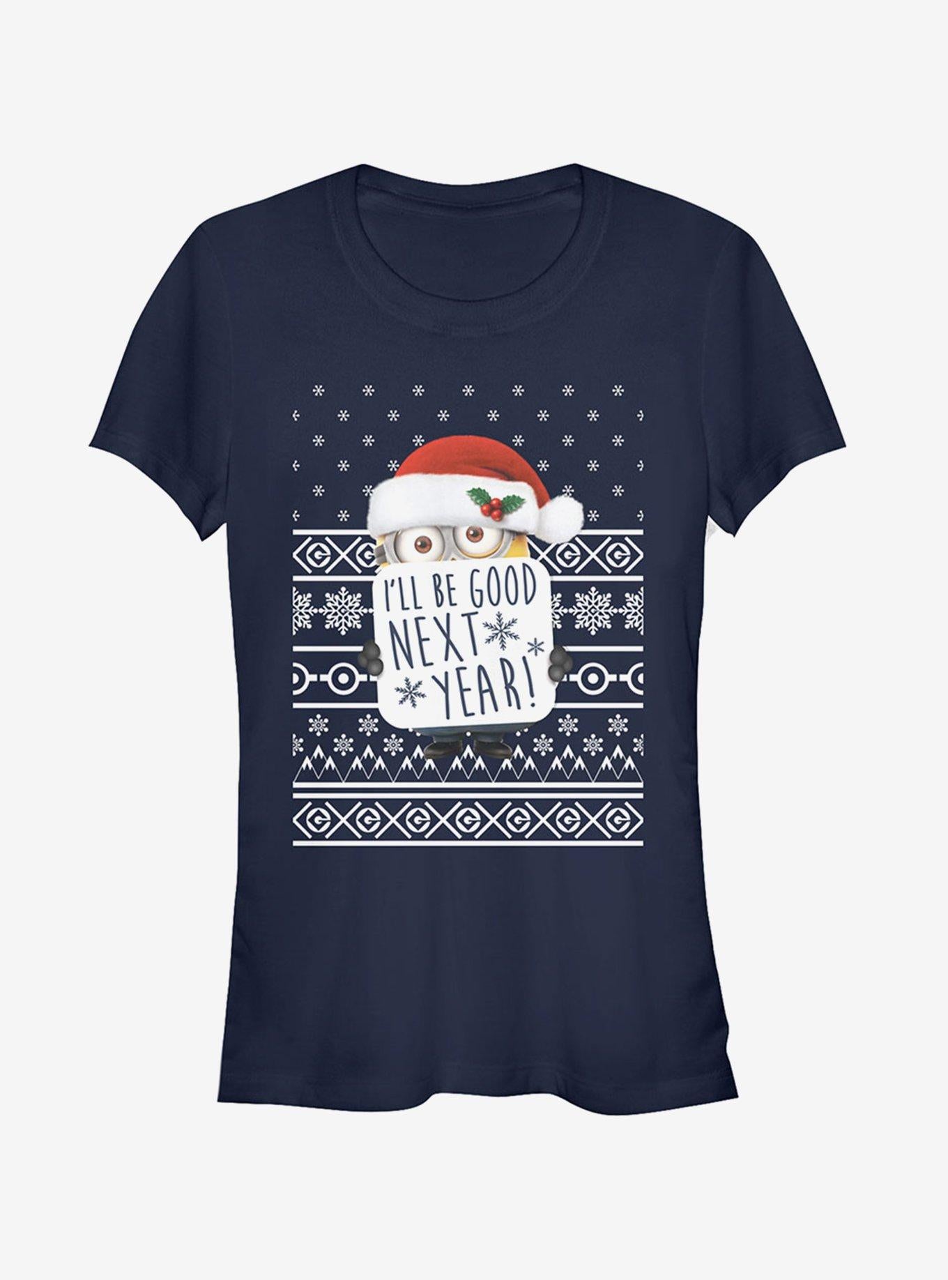 Christmas Good Minion Girls T-Shirt T-Shirt | Streetwear Vibe | High Demand Item