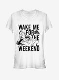 Disney Wake Me for Weekend Girls T-Shirt | Premium Unisex T-Shirt, Trending Graphic Tee