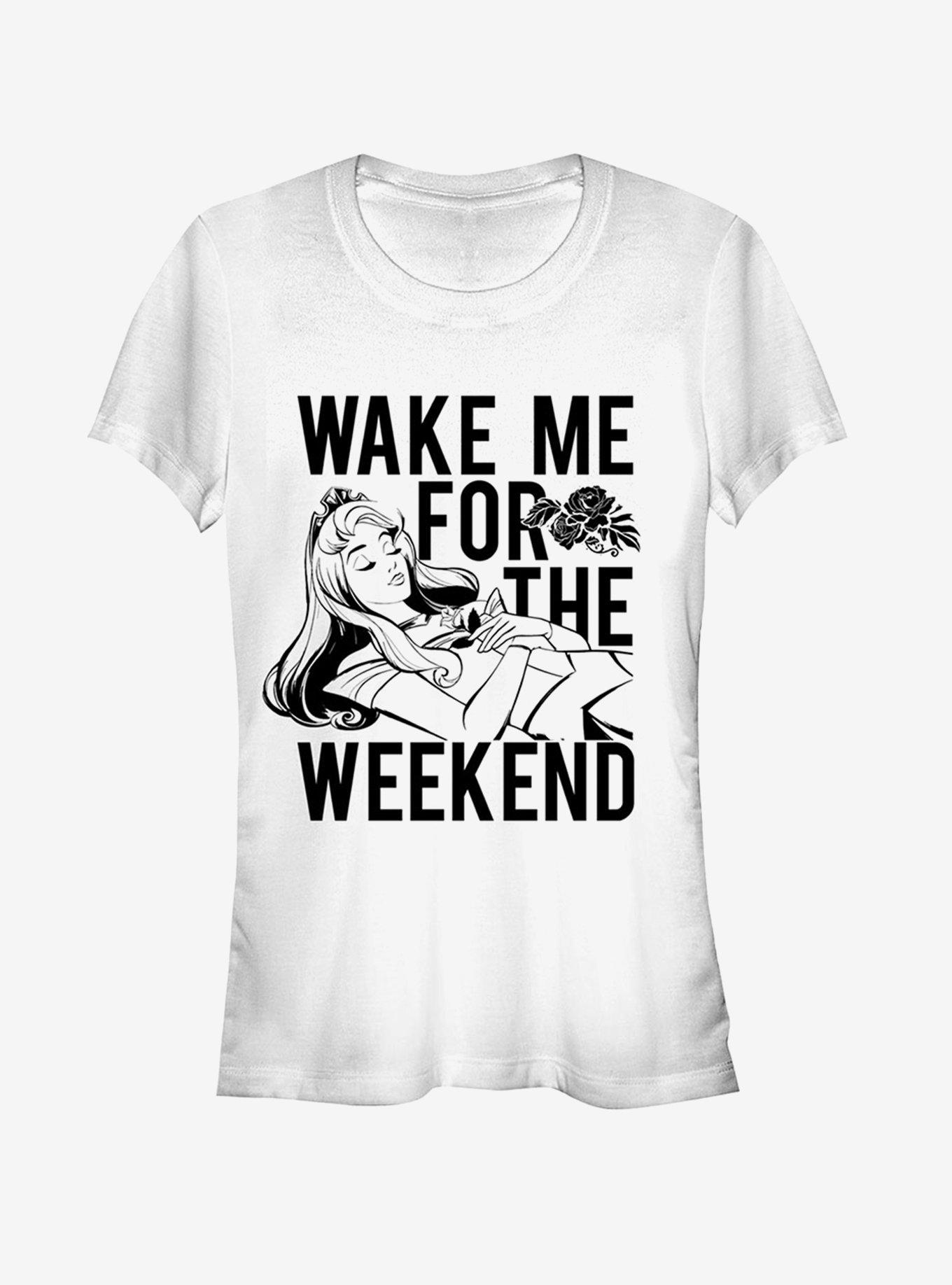 Disney Wake Me for Weekend Girls T-Shirt | Premium Unisex T-Shirt, Trending Graphic Tee