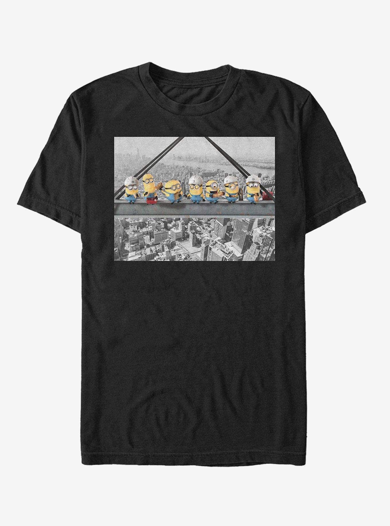 Minion Construction Lunch T-Shirt | Premium Unisex T-Shirt, Trending Graphic Tee
