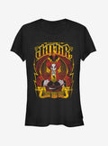 Disney Jafar Flame Wish Girls T-Shirt | Premium Unisex T-Shirt, Trending Graphic Tee