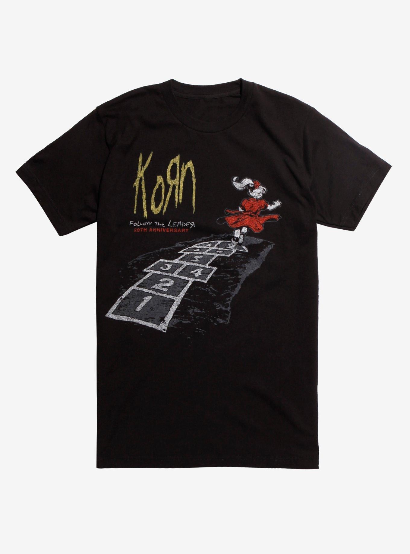 Korn Follow The Leader 20Th Anniversary T Shirt