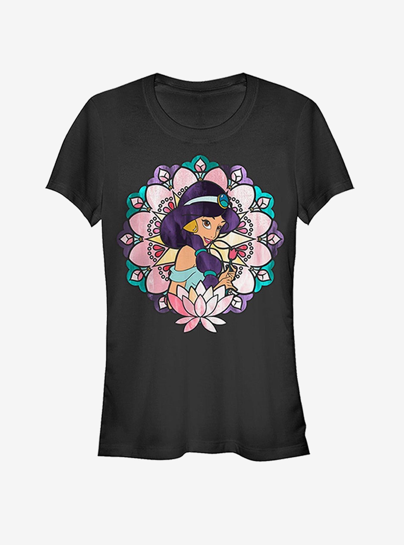 Disney Jasmine Lotus Flower Girls T-Shirt | Premium Unisex T-Shirt, Trending Graphic Tee