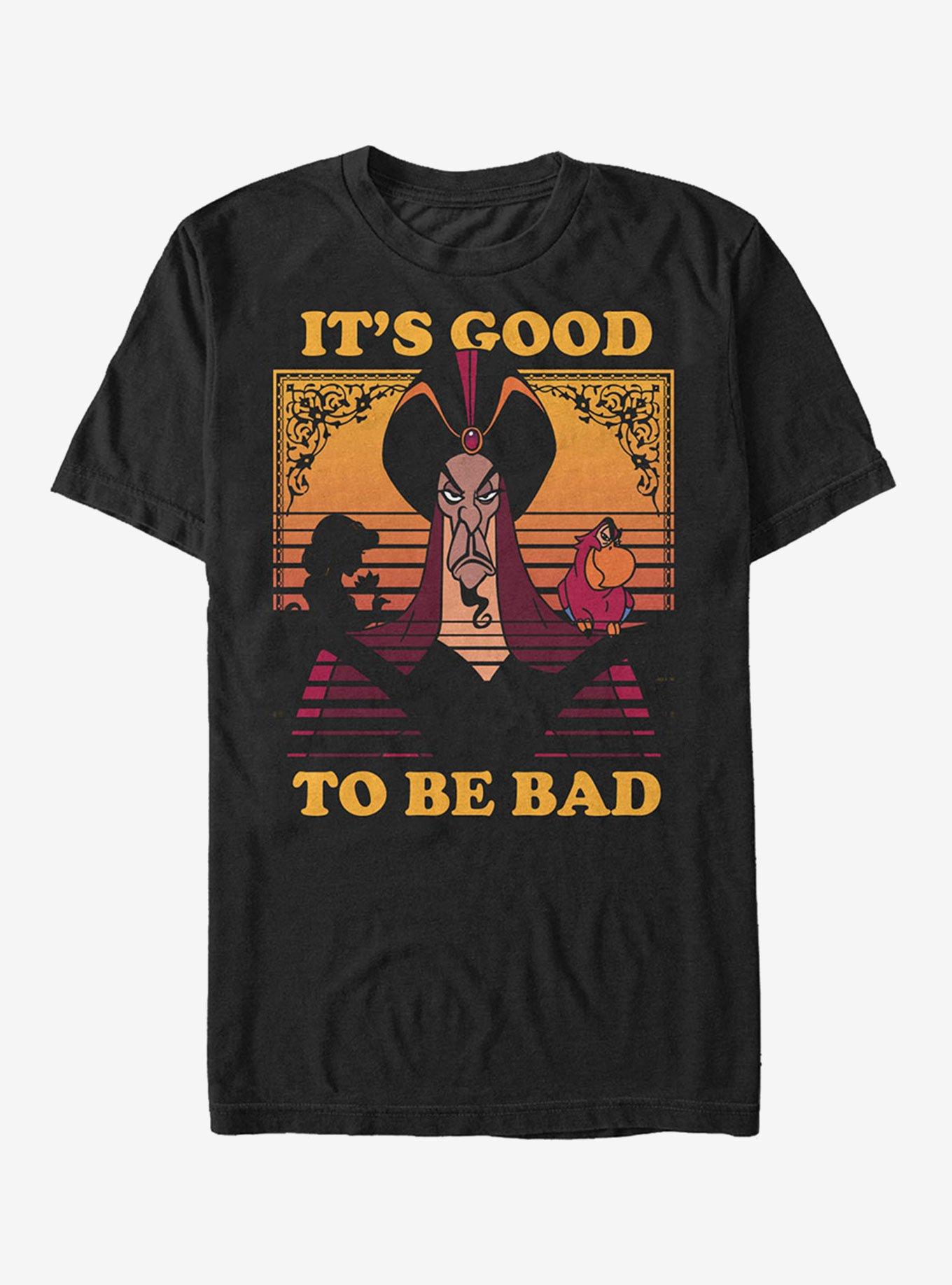 Disney Aladdin Jafar Good to Be Bad T-Shirt | Premium Unisex T-Shirt, Trending Graphic Tee