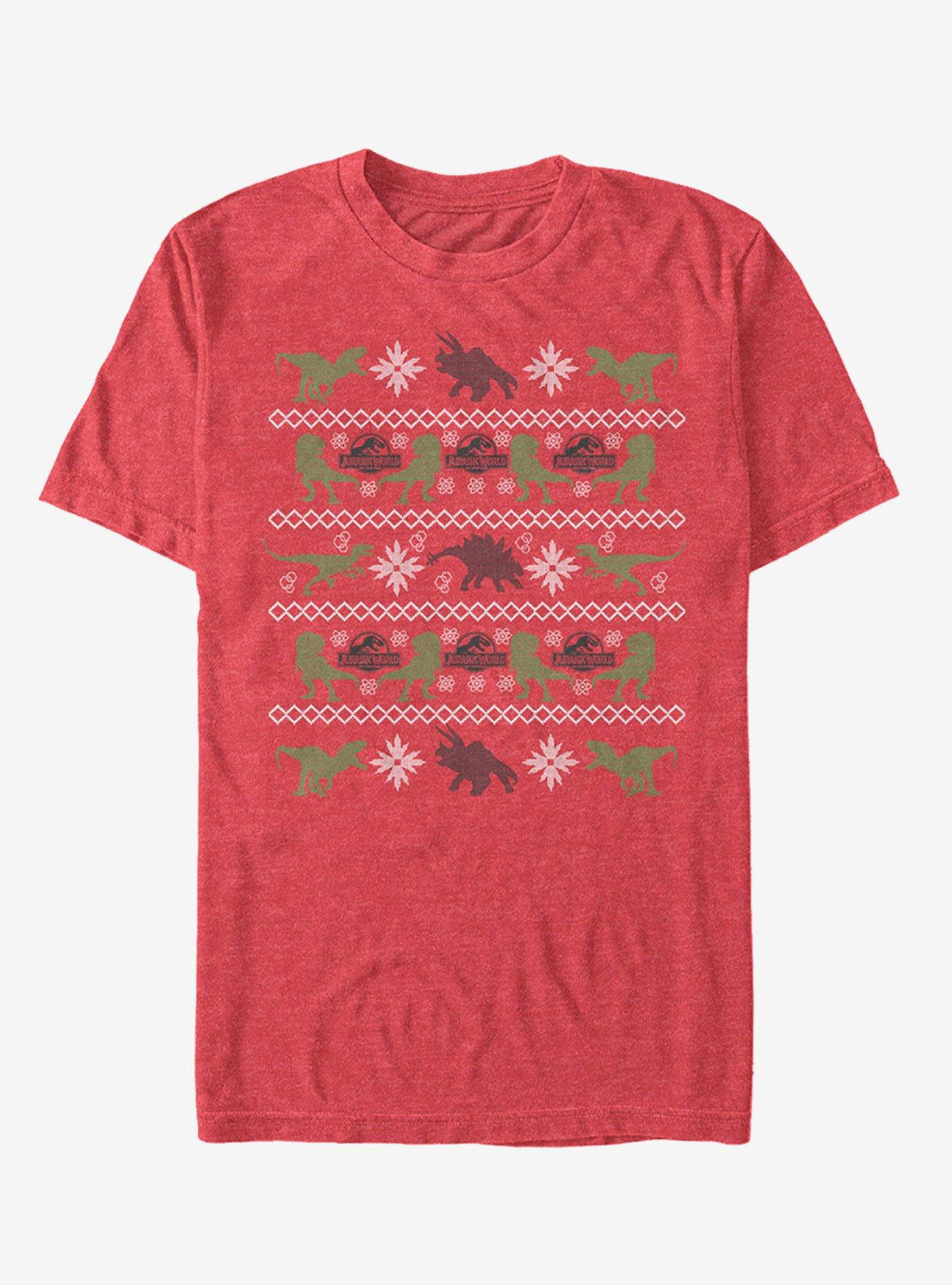 Velociraptor Ugly Christmas Sweater T-Shirt T-Shirt | High-Quality Print | Must-Have Style