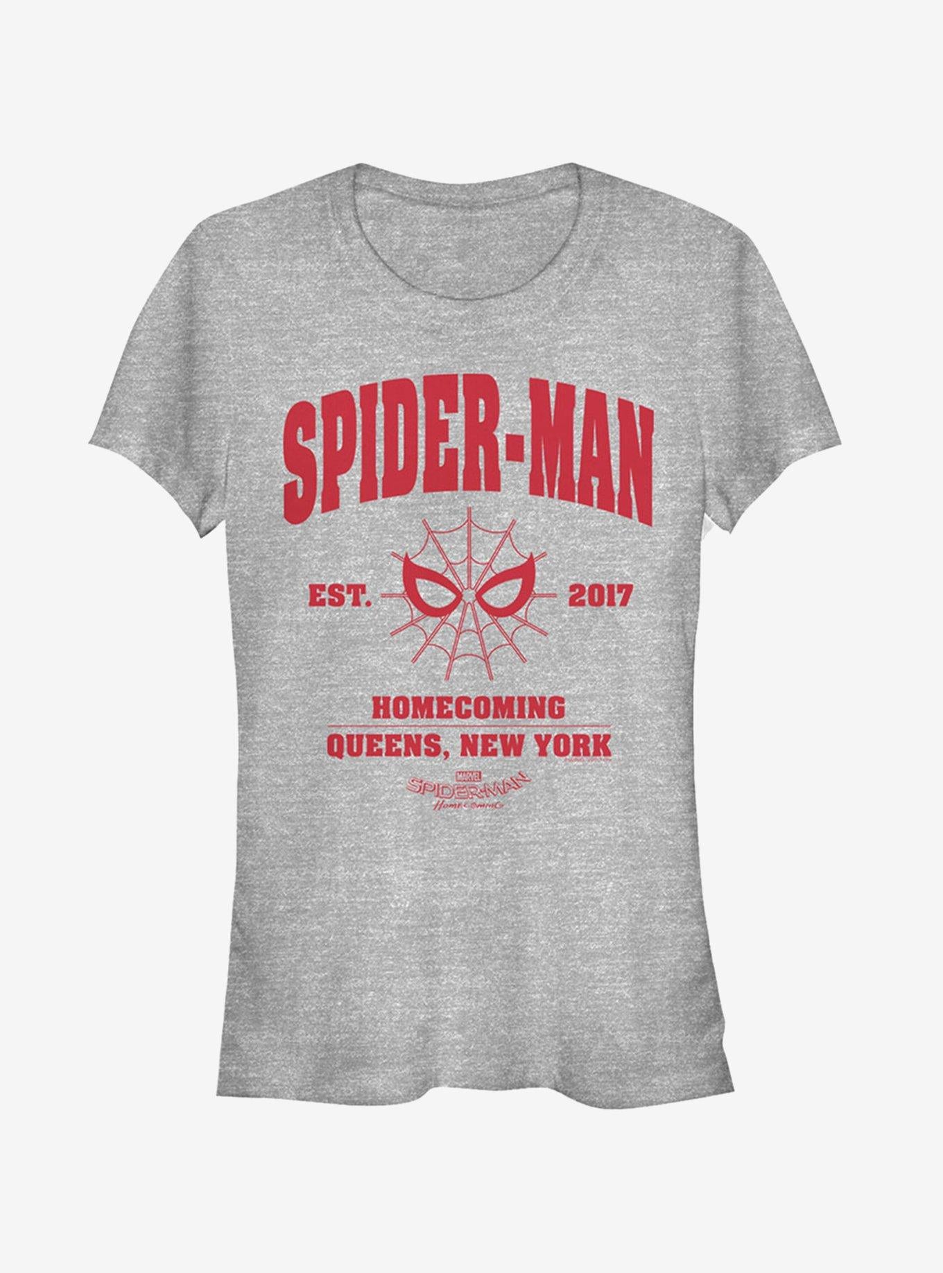 Marvel Spider-Man Homecoming Est 2017 Girls T-Shirt | Premium Unisex T-Shirt, Trending Graphic Tee