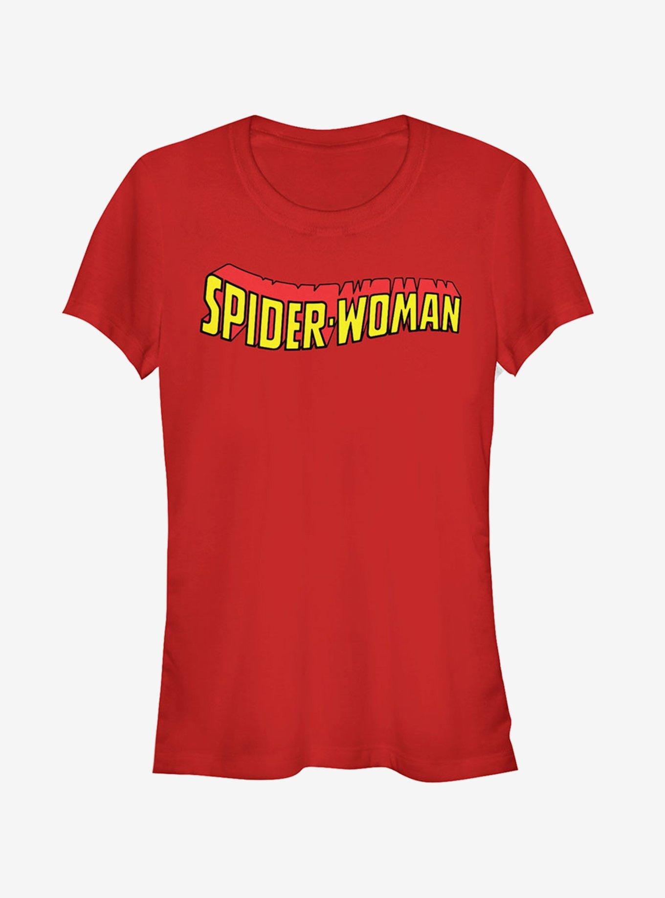 Marvel Spider-Woman Logo Girls T-Shirt | Premium Unisex T-Shirt, Trending Graphic Tee