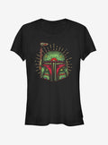 Sugar Skull Boba Fett Girls T-Shirt | Premium Unisex T-Shirt, Trending Graphic Tee