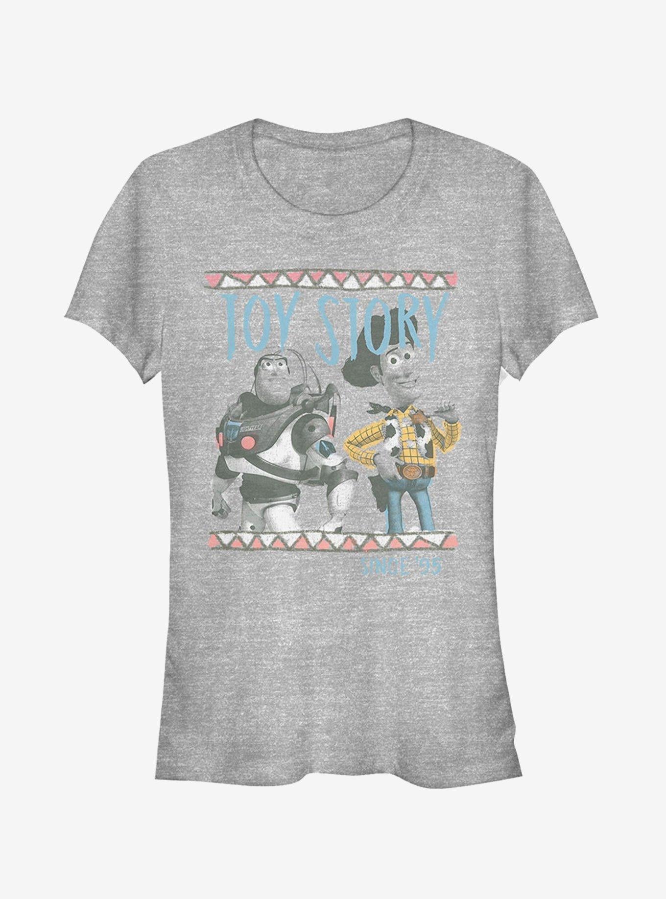 Disney Pixar Toy Story Cartoon Border Friends Girls T-Shirt | Premium Unisex T-Shirt, Trending Graphic Tee