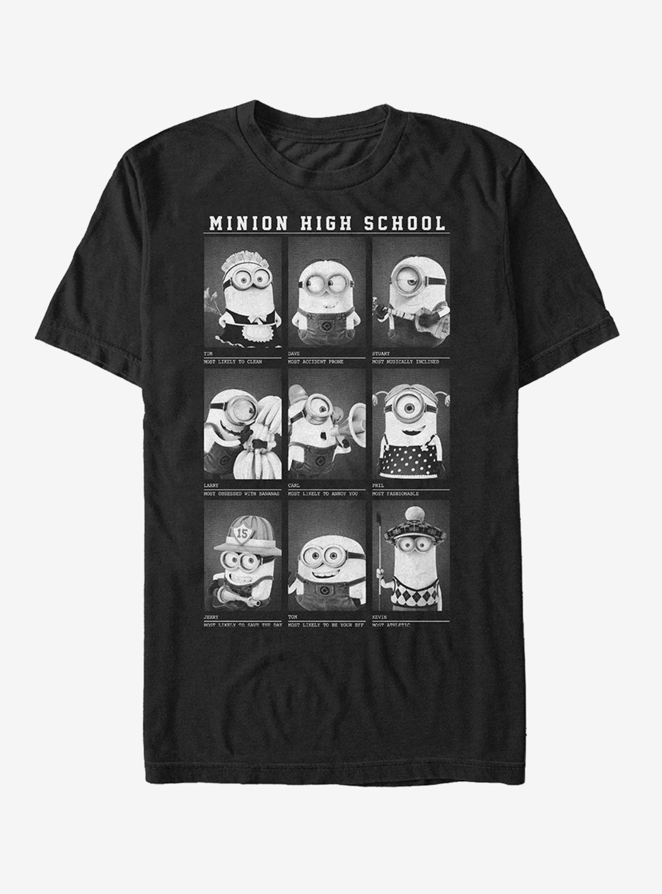 Minion Yearbook T-Shirt | Premium Unisex T-Shirt, Trending Graphic Tee