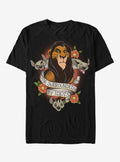 Disney Lion King Scar Surrounded By Idiots Tattoo T-Shirt | Premium Unisex T-Shirt, Trending Graphic Tee