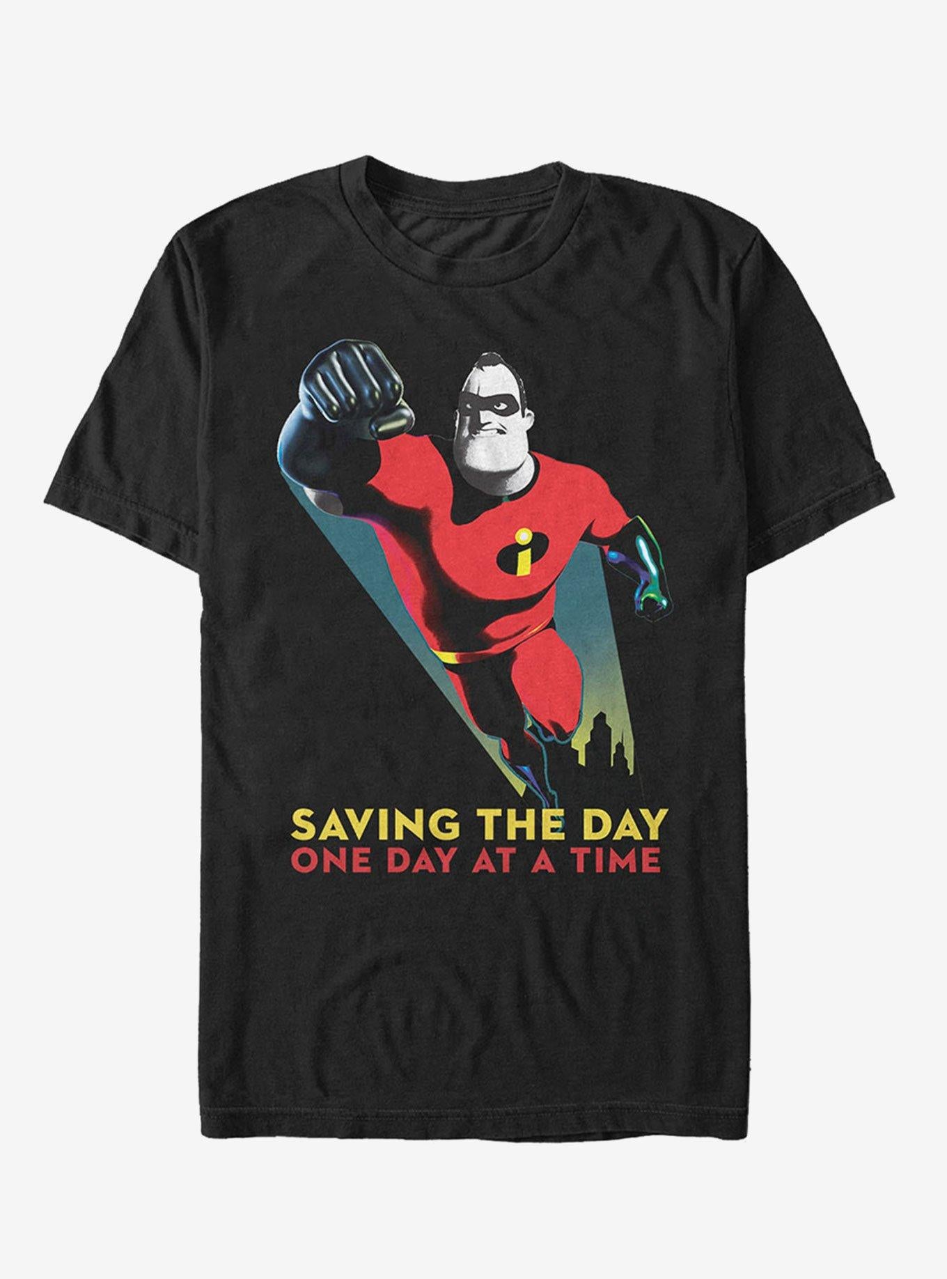Disney Pixar The Incredibles Save the Day T-Shirt | Premium Unisex T-Shirt, Trending Graphic Tee