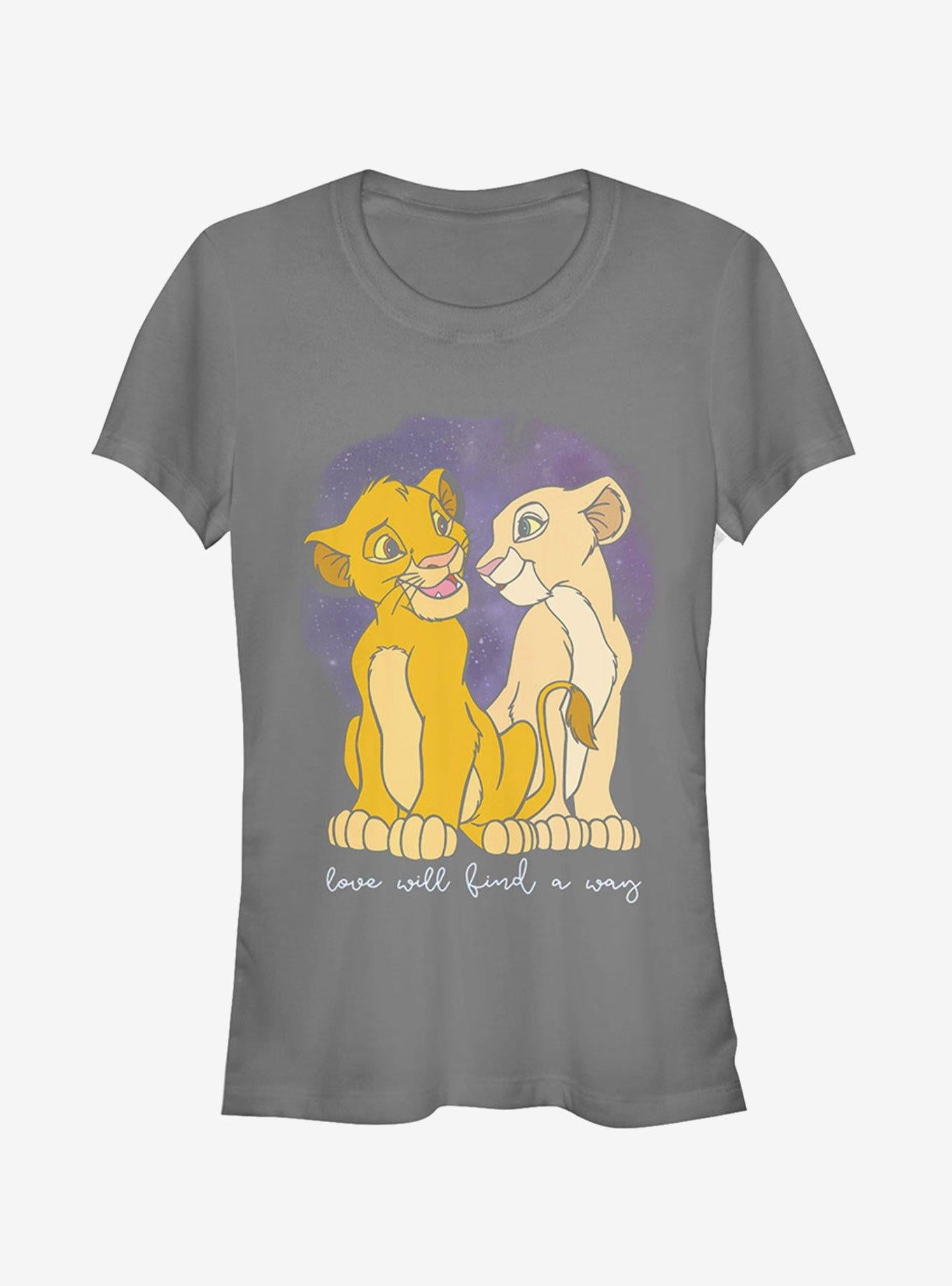 Disney Lion King Cub Love Finds A Way Girls T-Shirt | Premium Unisex T-Shirt, Trending Graphic Tee
