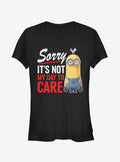 Minion Not Day to Care Girls T-Shirt | Premium Unisex T-Shirt, Trending Graphic Tee