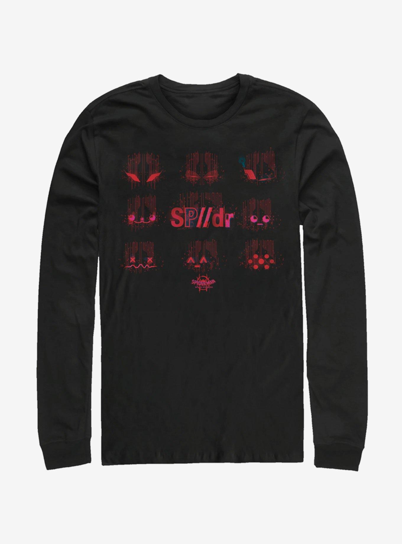 Marvel Spider-Man Into The Spider-Verse SPdr Long-Sleeve T-Shirt | Premium Unisex T-Shirt, Trending Graphic Tee