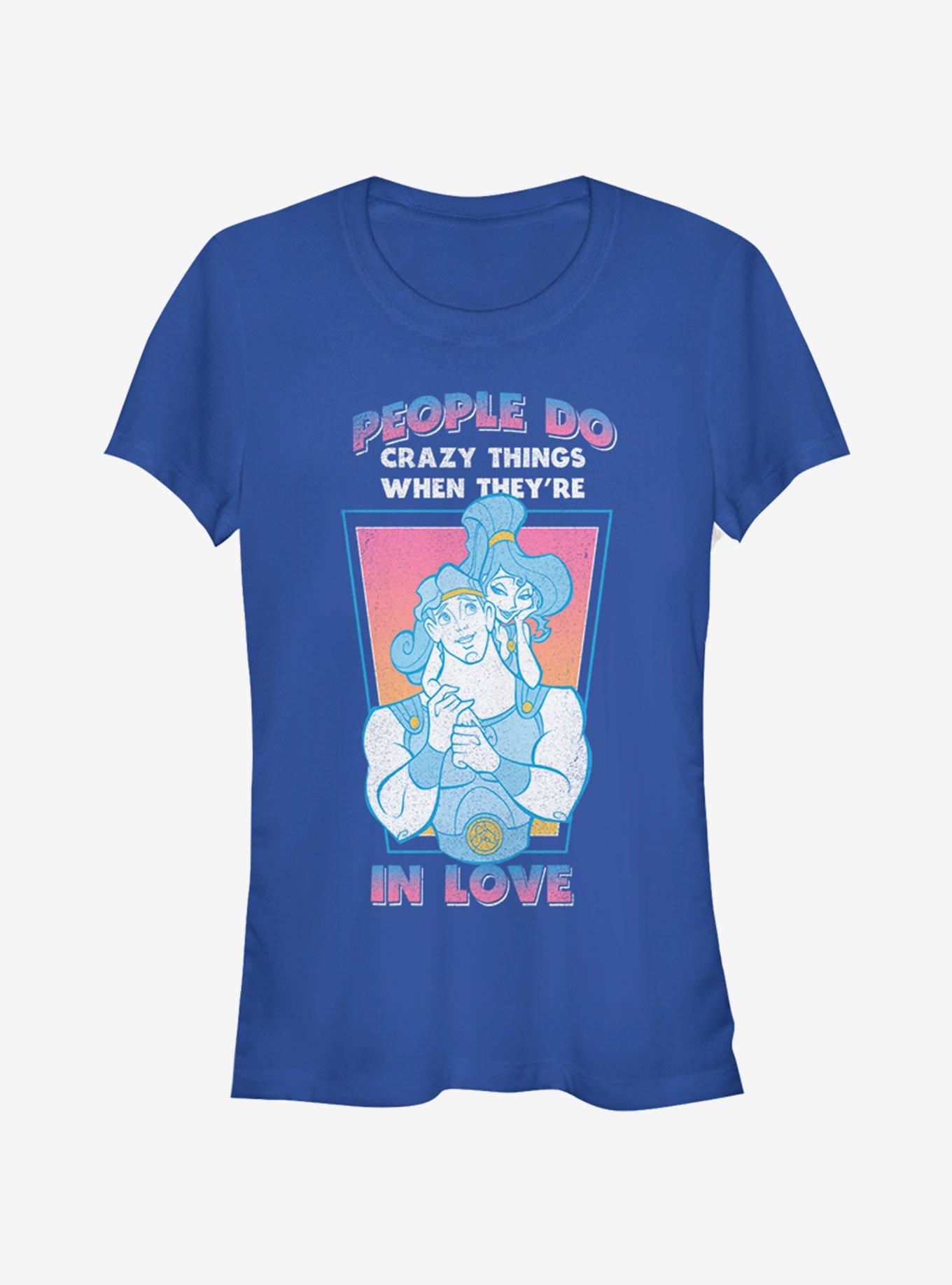 Disney Hercules Crazy Things Girls T-Shirt | Premium Unisex T-Shirt, Trending Graphic Tee