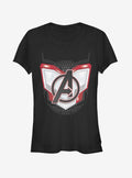 Marvel Avengers Endgame Logo Armor Girls T-Shirt | Premium Unisex T-Shirt, Trending Graphic Tee