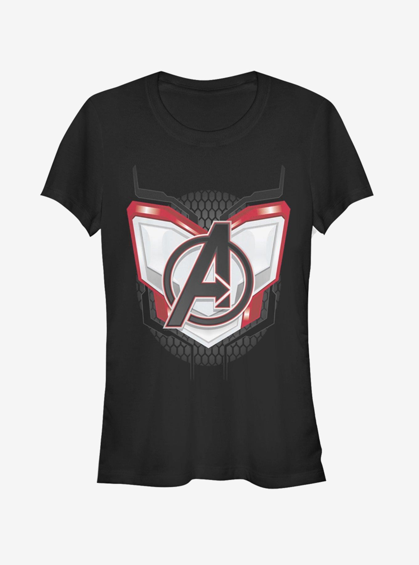 Marvel Avengers Endgame Logo Armor Girls T-Shirt | Premium Unisex T-Shirt, Trending Graphic Tee