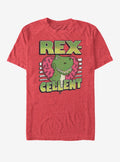 Disney Pixar Toy Story Rexcellent Heart T-Shirt | Premium Unisex T-Shirt, Trending Graphic Tee