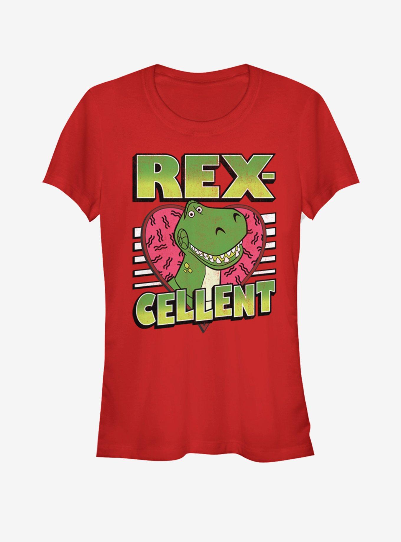 Disney Pixar Toy Story Rexcellent Heart Girls T-Shirt | Premium Unisex T-Shirt, Trending Graphic Tee