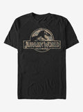 Jurassic Park Camo Logo T-Shirt