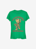 Marvel Guardians Of The Galaxy Christmas Groot Greetings From Grandma Girls T-Shirt T-Shirt | Viral Style | Must-Have Style