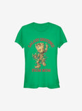 Marvel Guardians Of The Galaxy Christmas Groot Greetings From Mom Girls T-Shirt T-Shirt | Best-Selling Artwork | Must-Have Style
