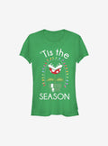 Super Mario 'Tis The Season Christmas Piranha Girls T-Shirt T-Shirt | Viral Style | Perfect For Daily Wear