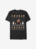 Super Mario Christmas Pattern Sweater T-Shirt