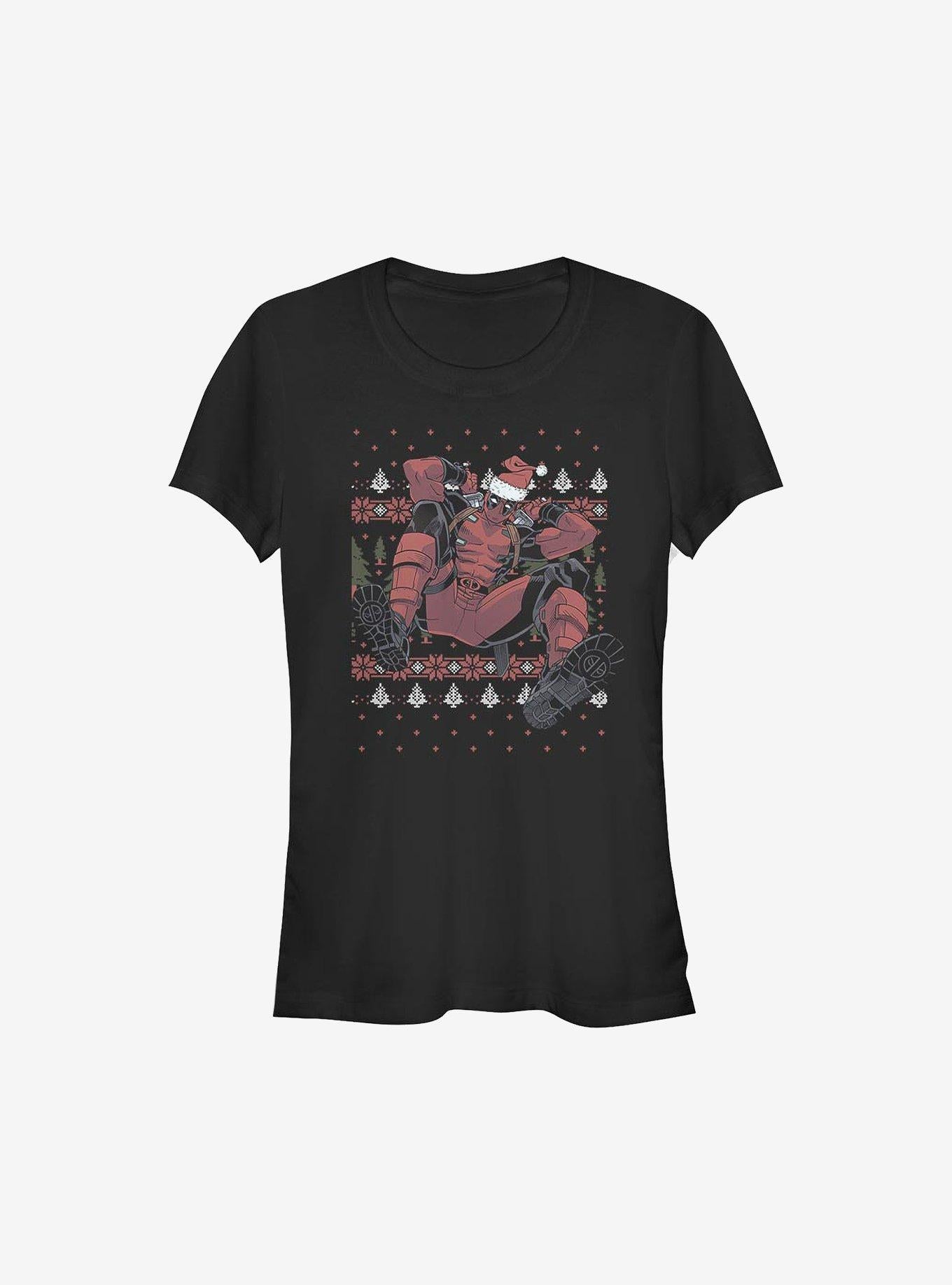 Marvel Deadpool Christmas Killer Girls T-Shirt T-Shirt | High-Quality Print | Top Pick For Fans