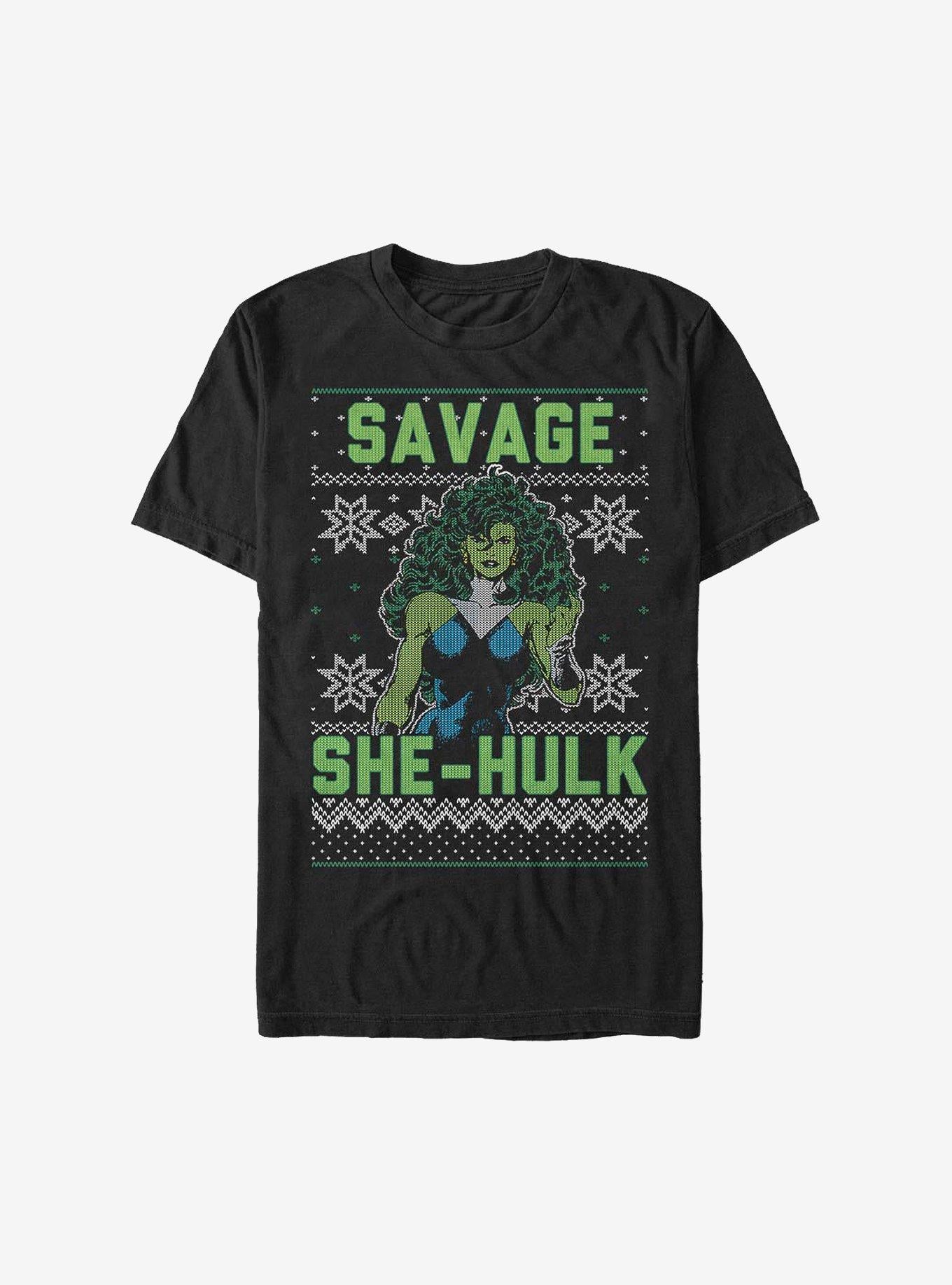Marvel She Hulk Christmas Pattern Sweater T-Shirt T-Shirt | Exclusive Edition | High Demand Item