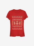 Marvel Iron Man Christmas Pattern Girls T-Shirt T-Shirt | Trending Design | Perfect For Daily Wear