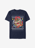 Super Mario Bowser Wreath Christmas Sweater T-Shirt T-Shirt | Aesthetic Graphic | Top Pick For Fans